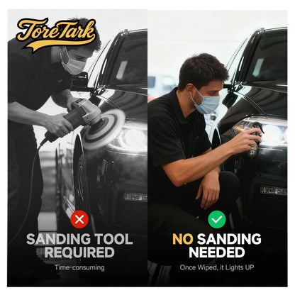 Headlight Restoration Kit for Vehicles (No Tools Needed)