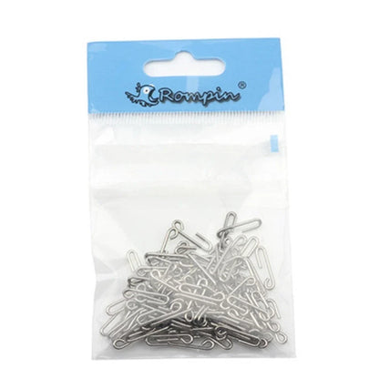 Change Snaps Connector Fishing Hook for Quick Change (Silver Stainless Steel)