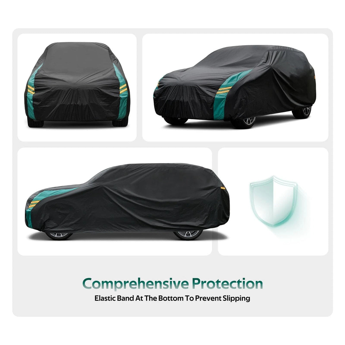 Universal Waterproof SUV Cover for All Weather Protection (Fits Most Models)
