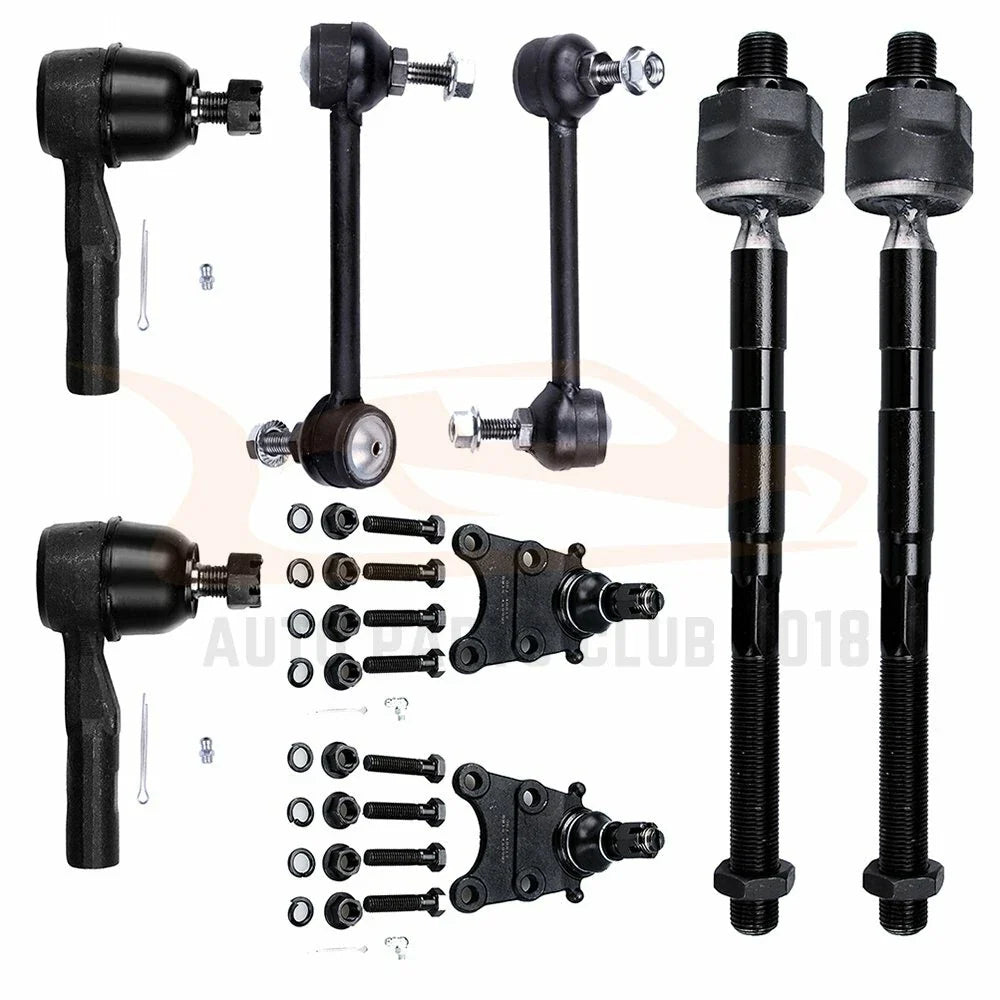 8Pcs Front Lower Ball Joints Sway Bar Tie Rod for Chevrolet Colorado (2006–2012)
