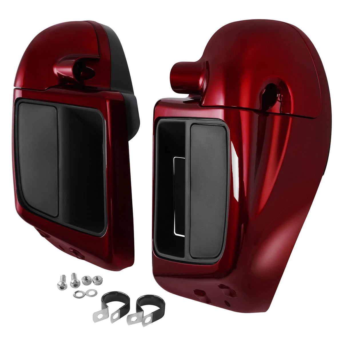 Lower Vented Fairing for Harley Touring Road Glide (2014–2025) Velocity Red Sunglo