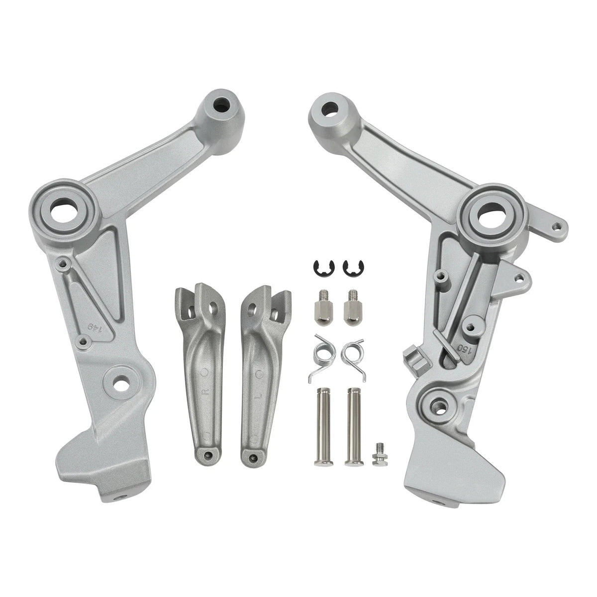 Rider Driver Footpegs Footrests Mount Bracket for Aprilia RS660 (2021–2025)