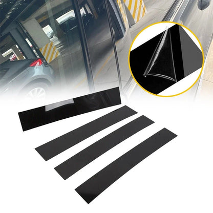 Set of 4 Gloss Black Door Pillar Post for Cadillac Escalade (2007–2014)