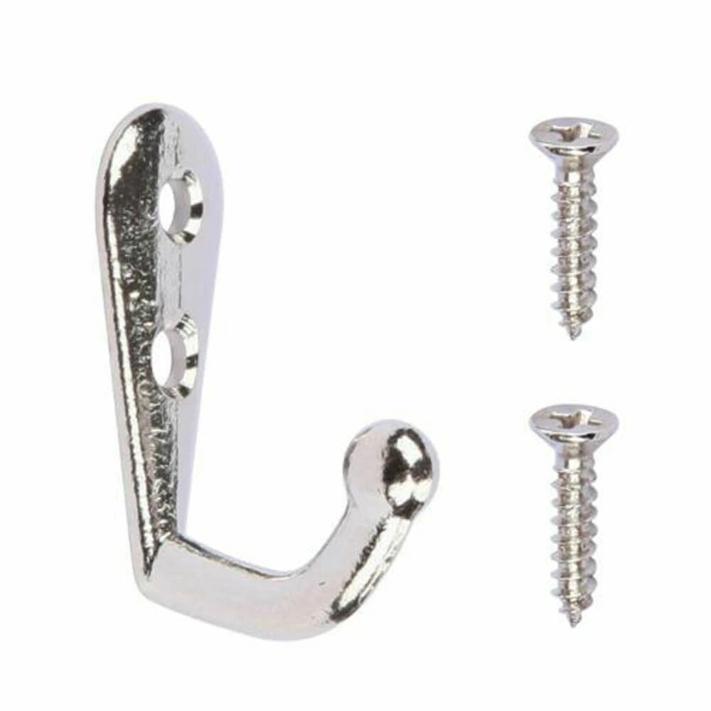 40Pcs Metal Single Hook Hangers for Clothes Hat Coat Robe