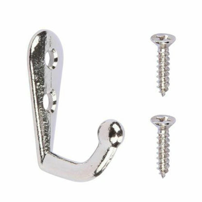 40Pcs Metal Single Hook Hangers for Clothes Hat Coat Robe