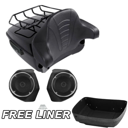 Trunk Top Rack Pad Speakers for Harley Road Glide King (2014–2025)