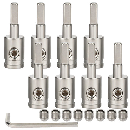 Set of 8GA Car Audio Wire Terminal Power Cord Input Reducers