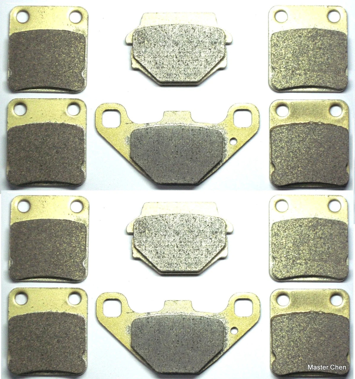 Set of 12 Front Rear Brake Pads for Suzuki Vinson 500 4X4 (2003–2006)