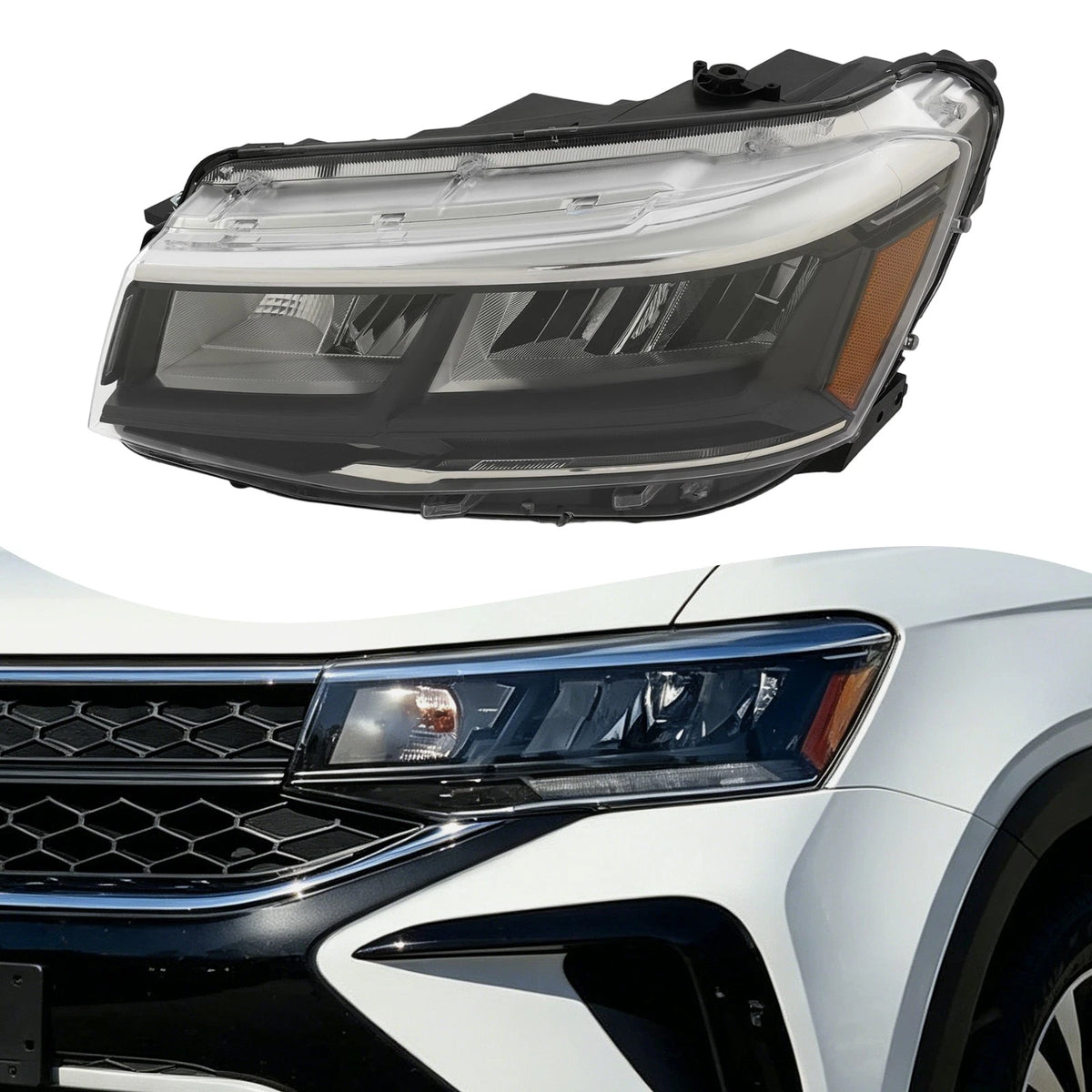 LED Headlight Reflector for VW Taos (2022–2024) - Driver Side LH, 2GJ941035, VW2502183, VW2503183