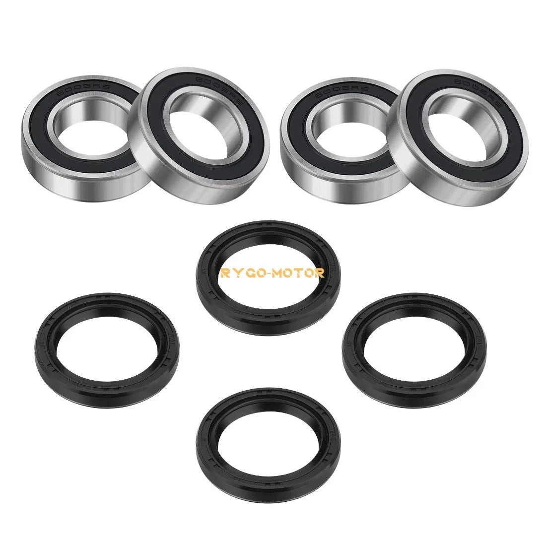 Set of 2 Front Wheel Bearings Seal for Kawasaki Mule 3000-4010