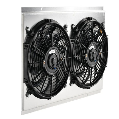 Aluminum Shroud 12'' Fan + Thermostat for Chevy S10 Blazer Corvette (1982–2002)