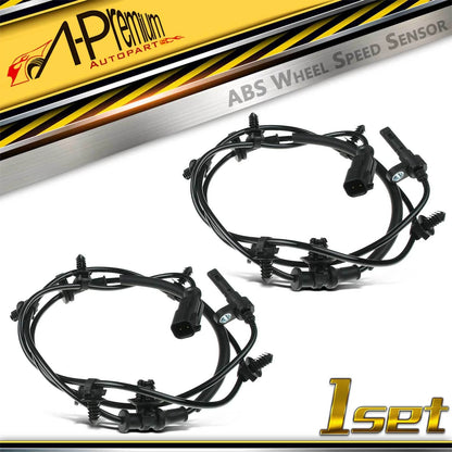2X Front ABS Wheel Speed Sensors for Chevy Equinox GMC Terrain (2018–2020) - 84332640, 84449199