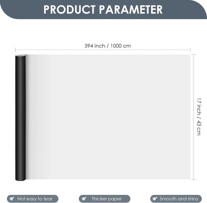 Solid Color Matte Gift Wrapping Paper 17" x 32.8' (No Part Numbers)