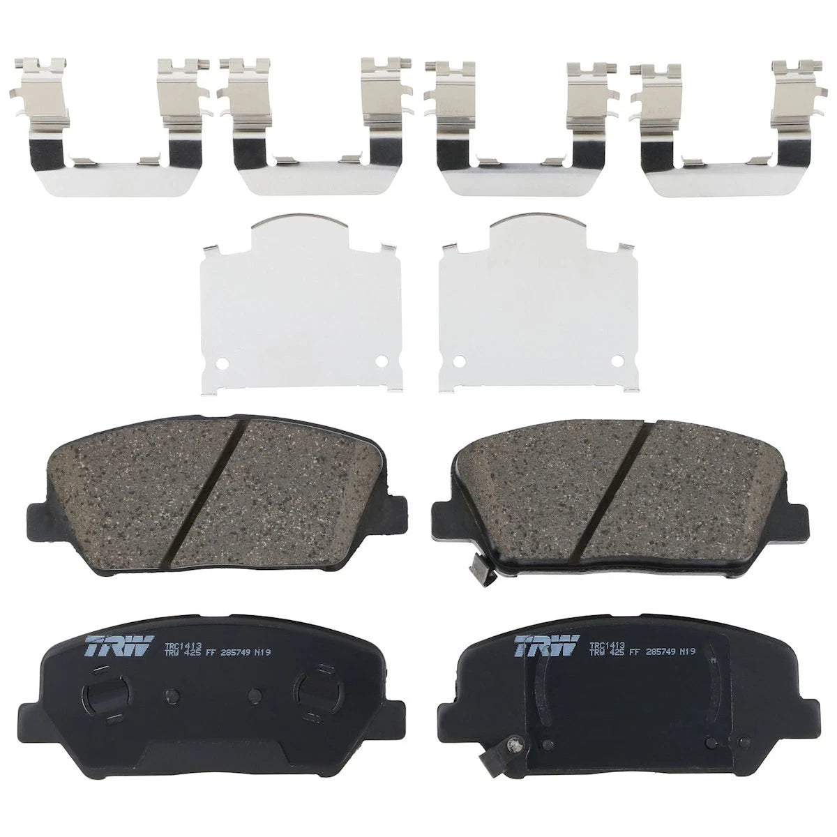 2X Brake Pad Set for Hyundai Genesis Coupe, Kia Optima (2010–2016) TRC1413