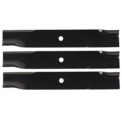 Set of 3 High Lift Mower Blades for Bunton PL4205 (16 1/2" x 5/8")