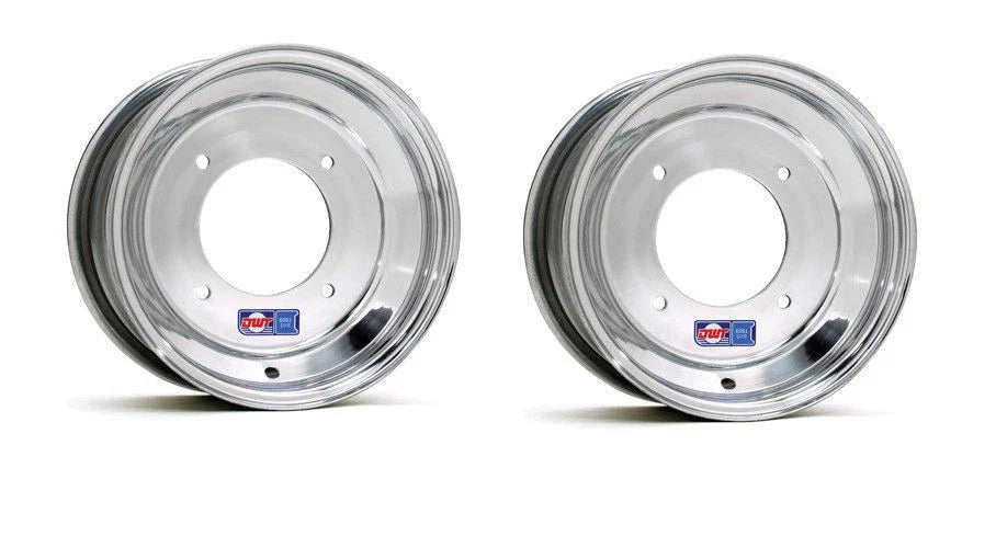 DWT Polished Front Rims 10" 10x5 for Honda TRX 450R 400EX 250R 300EX 250X 700XX (2004–2023)