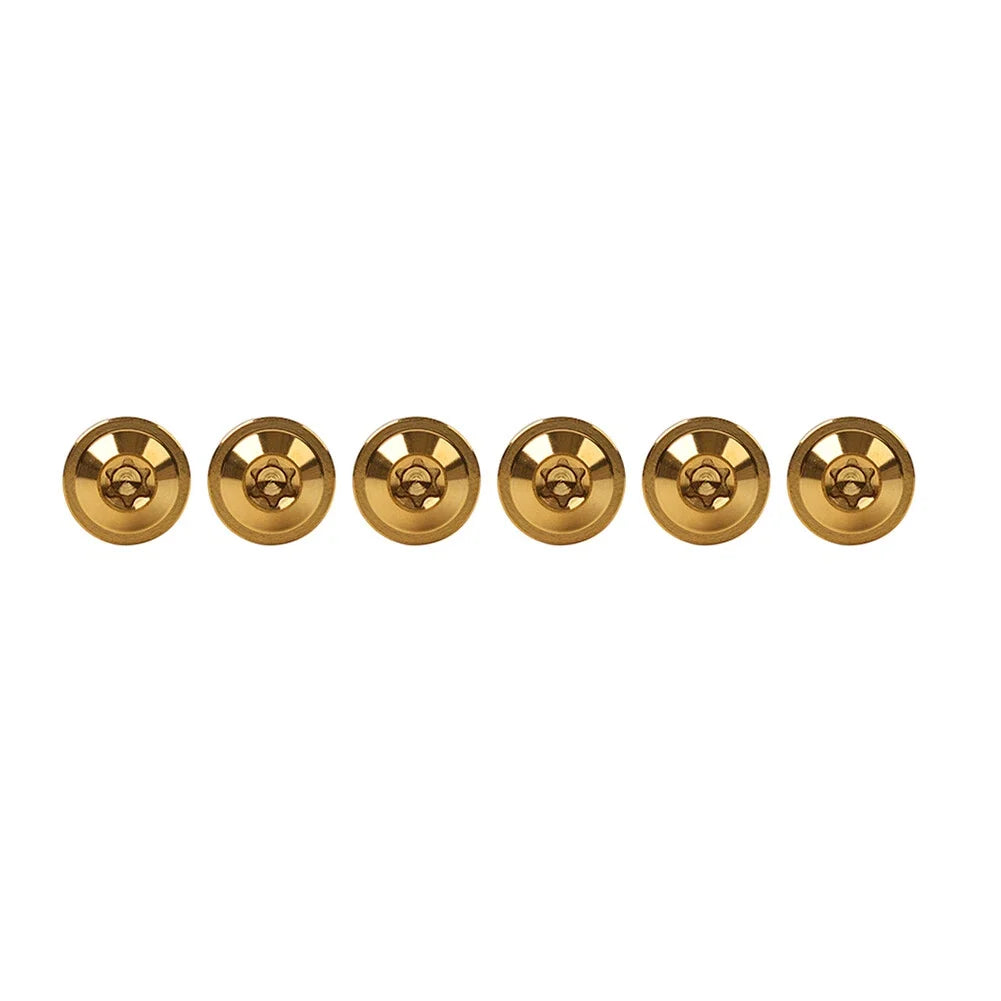 6X Alloy Bolts Truss Torx Head Screws M5x20mm for Motorcycle (Bike)