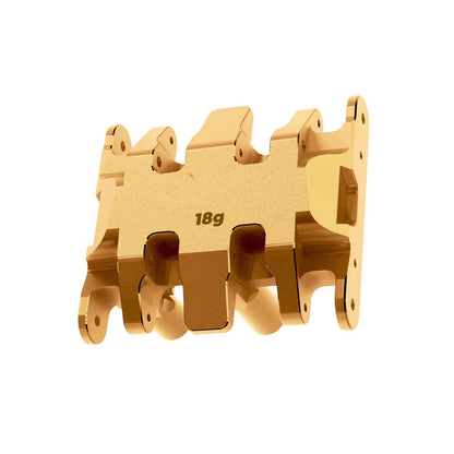 Heavy Duty Brass Center Gear Box Mount Skid Plate for Axial SCX30 (1/30)