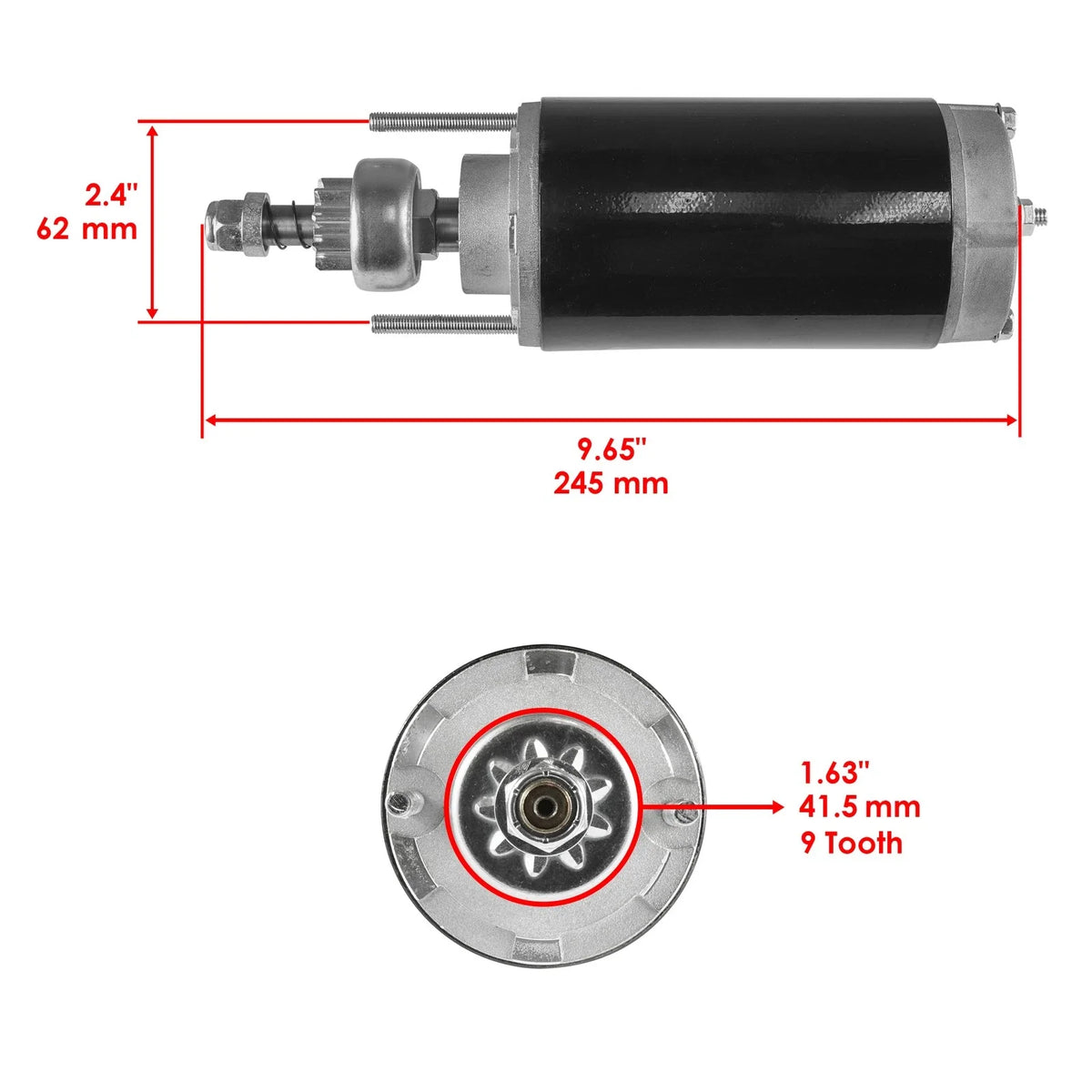 Starter for Mercury Jet Outboard 75Hp 90Hp 95Hp 120Hp (N/A)