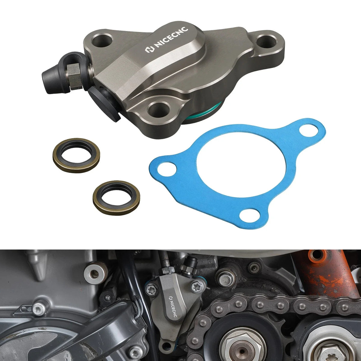 CNC Clutch Slave Cylinder Kit for KTM XC 450 XC 525 XC-G 450 XC-G 525 XC-W 400 (2003–2010)