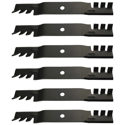 6 Pack Blades for John Deere 54C X465 X475 X485 X495 Z425 (No Part Numbers)