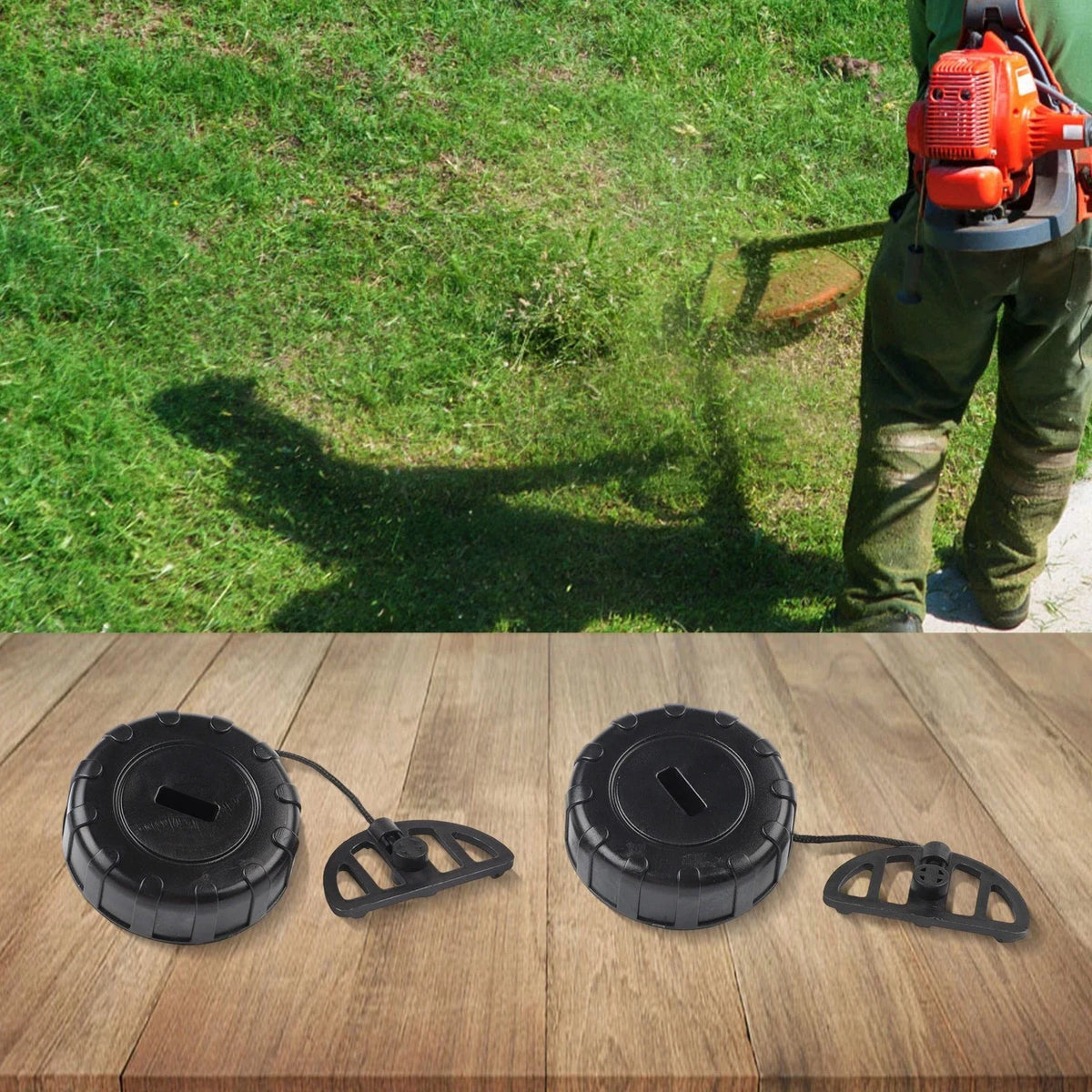 Set of 2 Fuel Caps for MS170 MS180 Chainsaw (2017–2018)