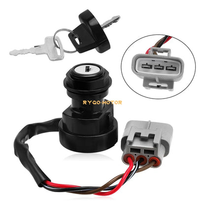 Ignition Key Switch for Yamaha Grizzly Kodiak YFM 400 450 550 600 700 (1998–2019)