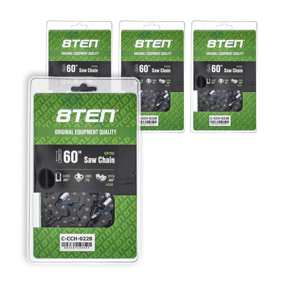 4X Ripping Chainsaw Chain 60 Inch .063 .404 173DL for Stihl 051 070 084 090