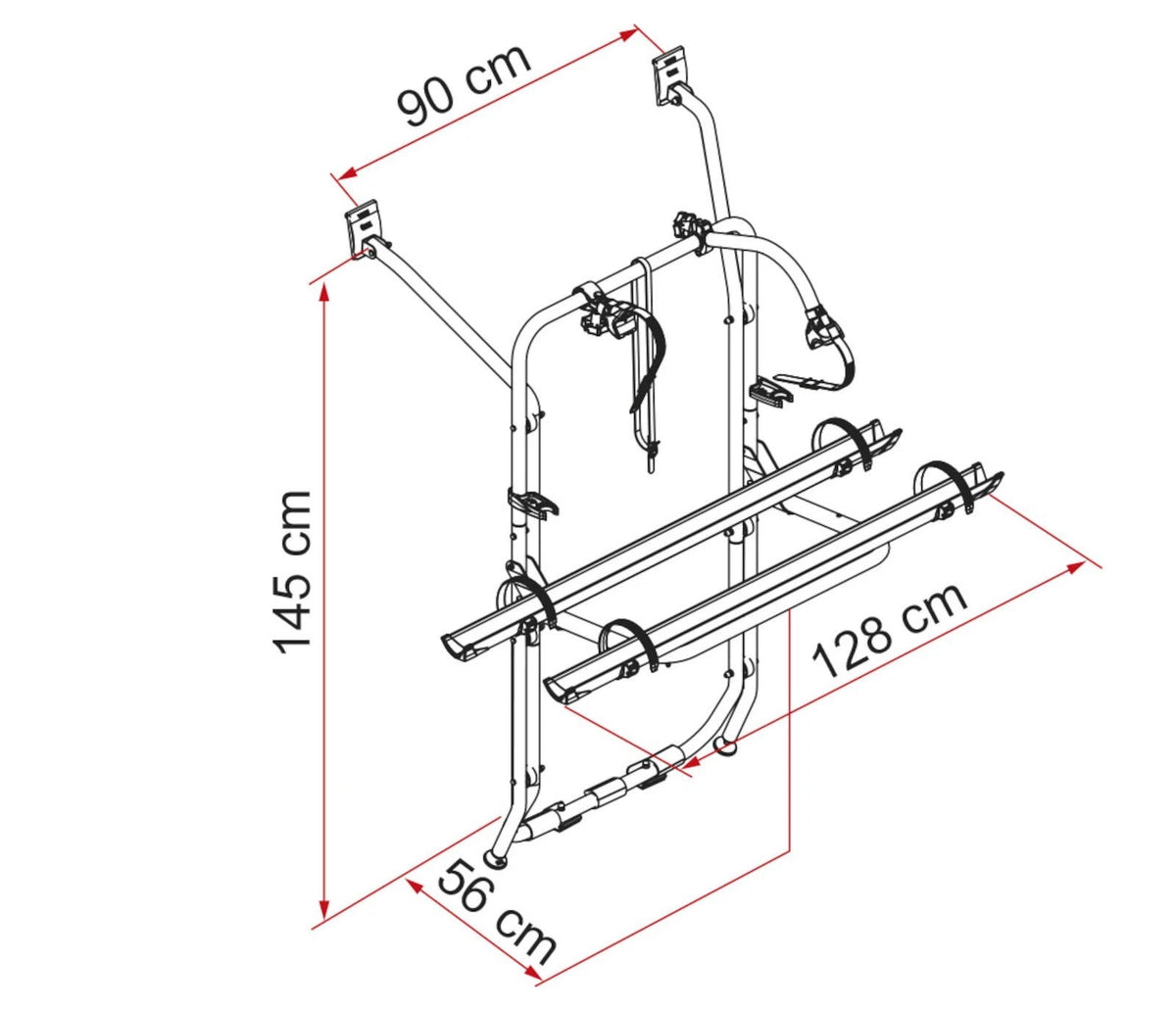 Fiamma Carry-Bike for VW T5 (2003–2015) - 02096-17