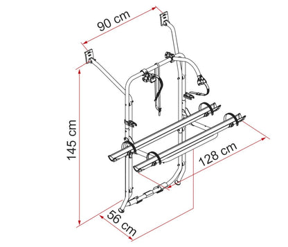 Fiamma Carry-Bike for VW T5 (2003–2015) - 02096-17