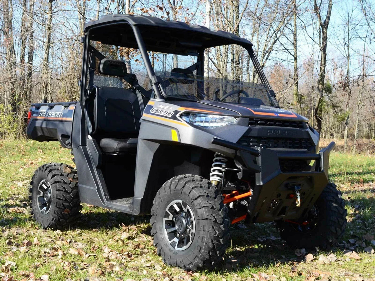 Dark Tinted Half Windshield for Polaris Ranger XP 1000 / Crew (2017–2023)