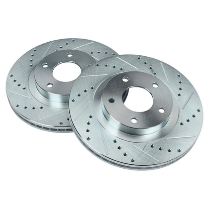 2X Brake Discs Front for Nissan Altima INFINITI I35 Maxima (2002–2003) 17983884, S31306, BD125799E