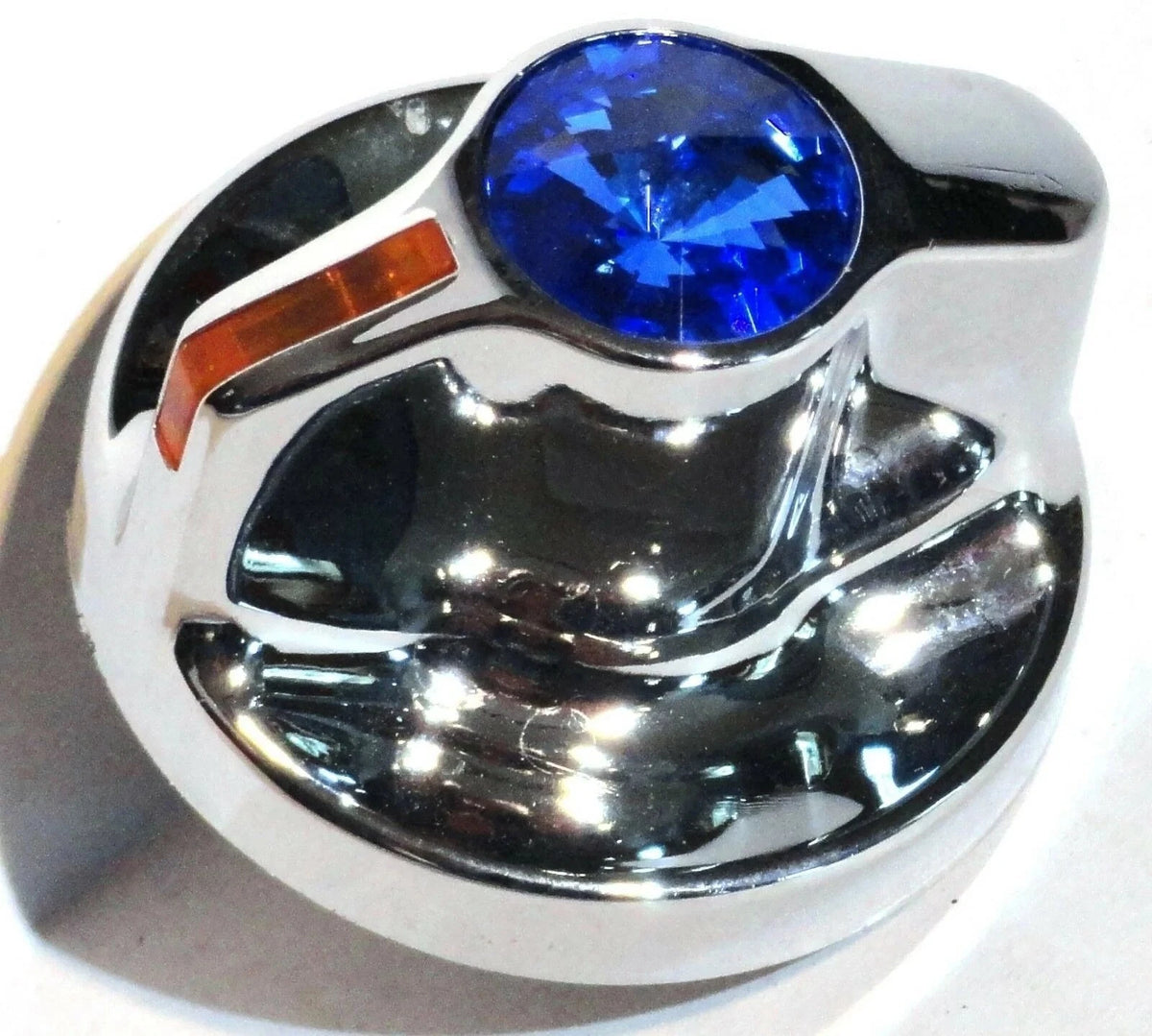 A/C Heater Knob Blue Jewel Amber Indicator for Kenworth (2002–2005) 41316