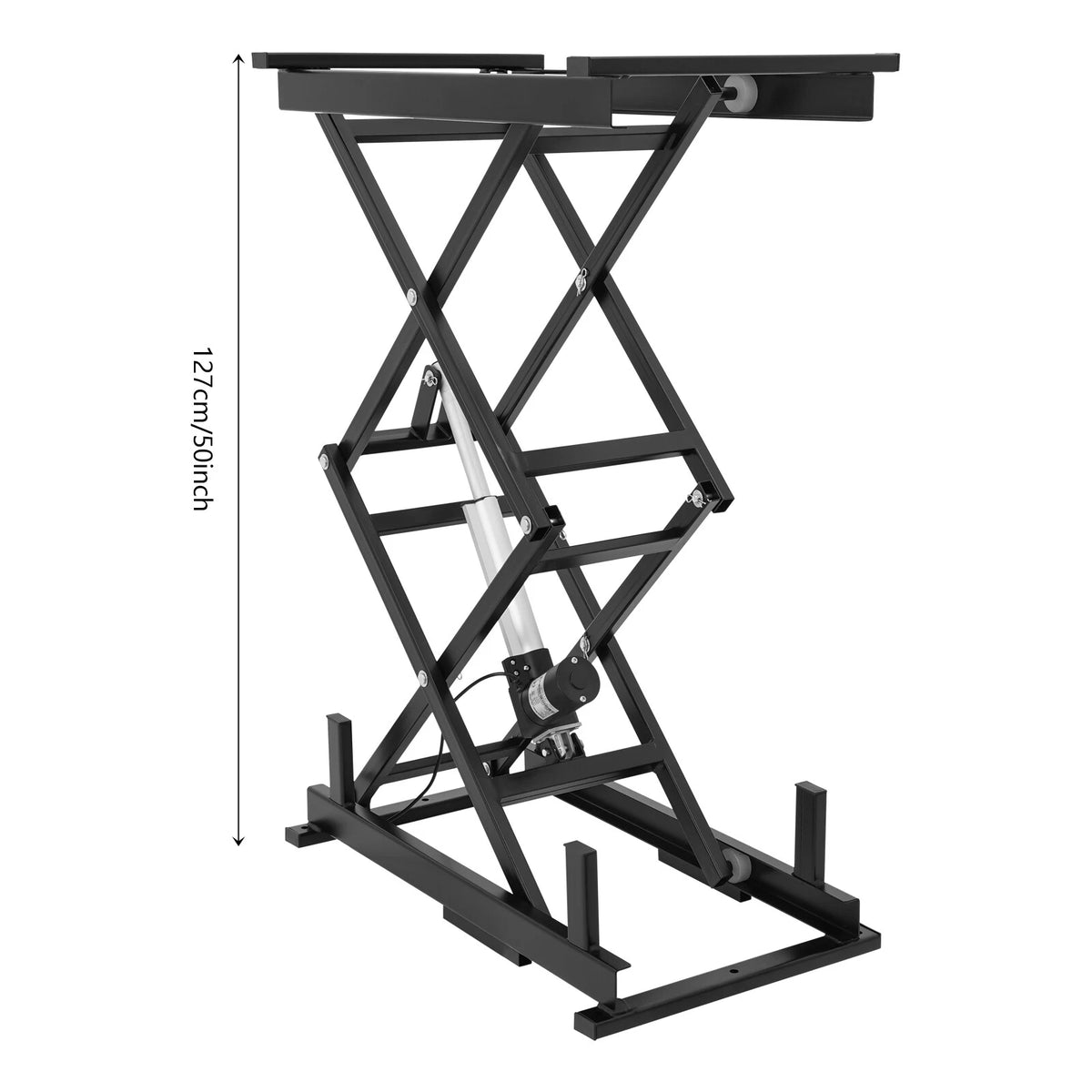 Electric Scissor Lift Table for Adjustable Height (180lbs Capacity)