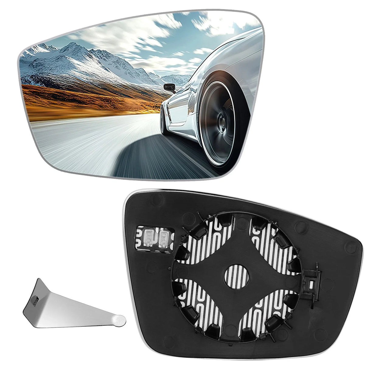 Heated Mirror Glass for Volkswagen Passat (2012–2015) 561857521A