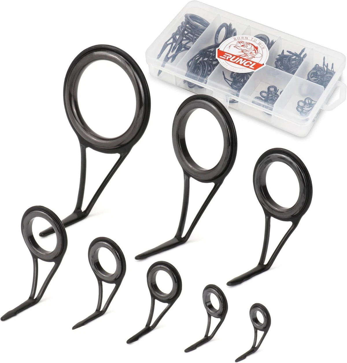 Fishing Rod Guide Repair Kit for (Durable Stainless Steel)
