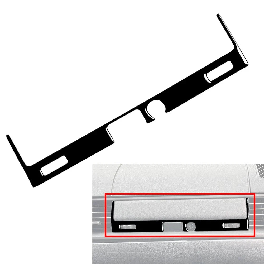 Co-pilot Storage Box Switch Cover Trim for BMW 3 Series E36 (1994–1996) Piano Black