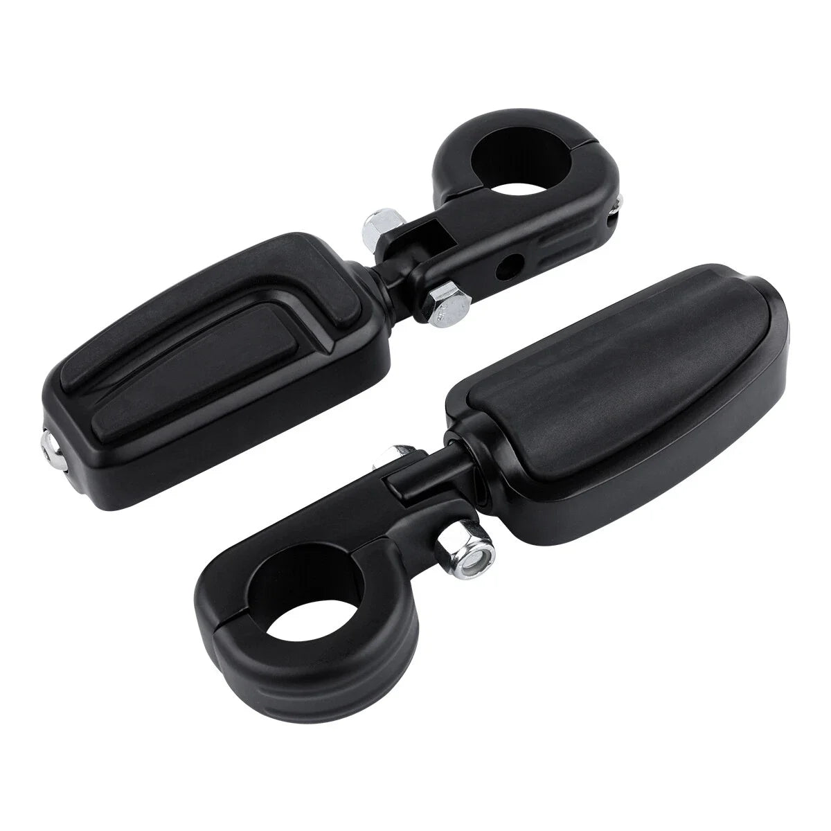 1 1/4" Highway Bar Foot Pegs Clamps for Harley Touring Dyna Softail
