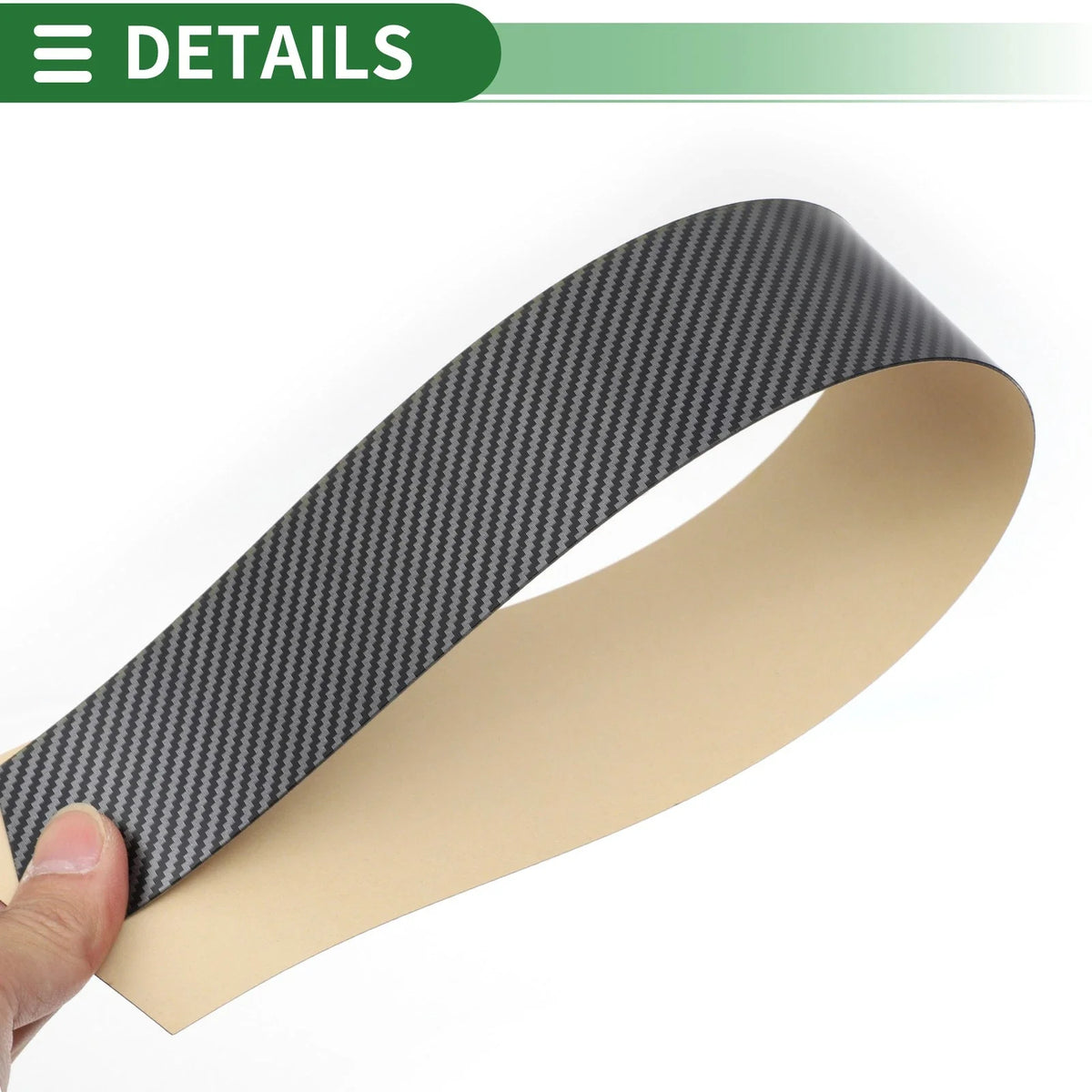 8 x Door Pillar Window Trim for BMW X3 (2003-2010) Carbon Fiber Pattern Black