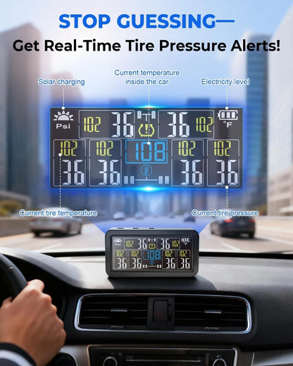 Tire Pressure Monitoring System for RV, Truck, Trailer (2010–2023)