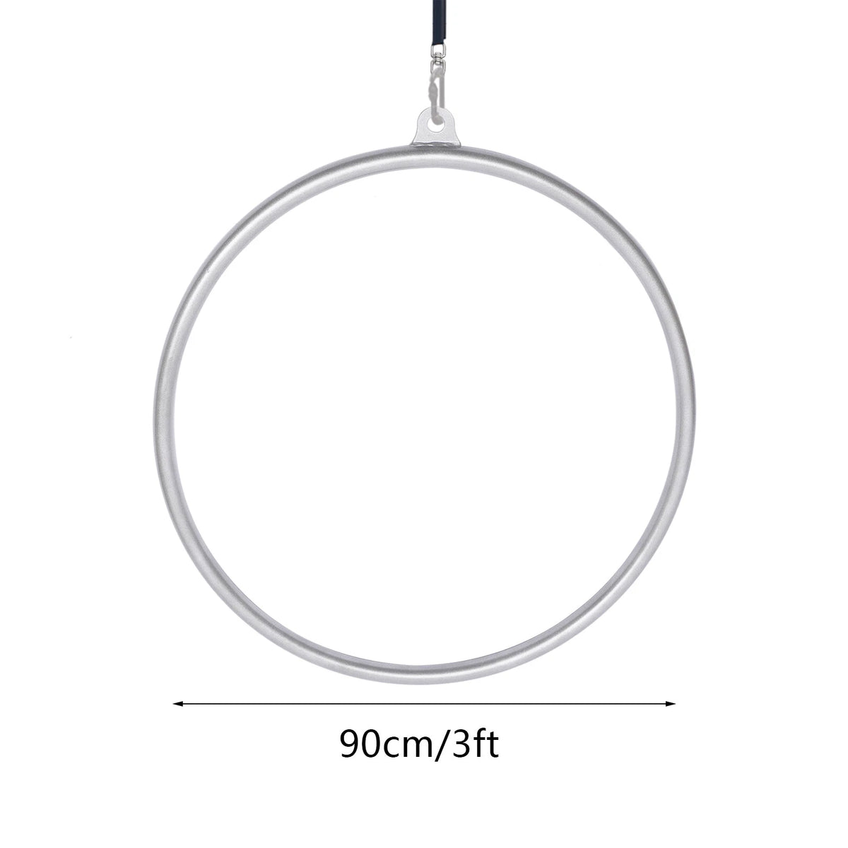 90cm Aerial Lyra Hoop for Gymnastics and Dance Equipment