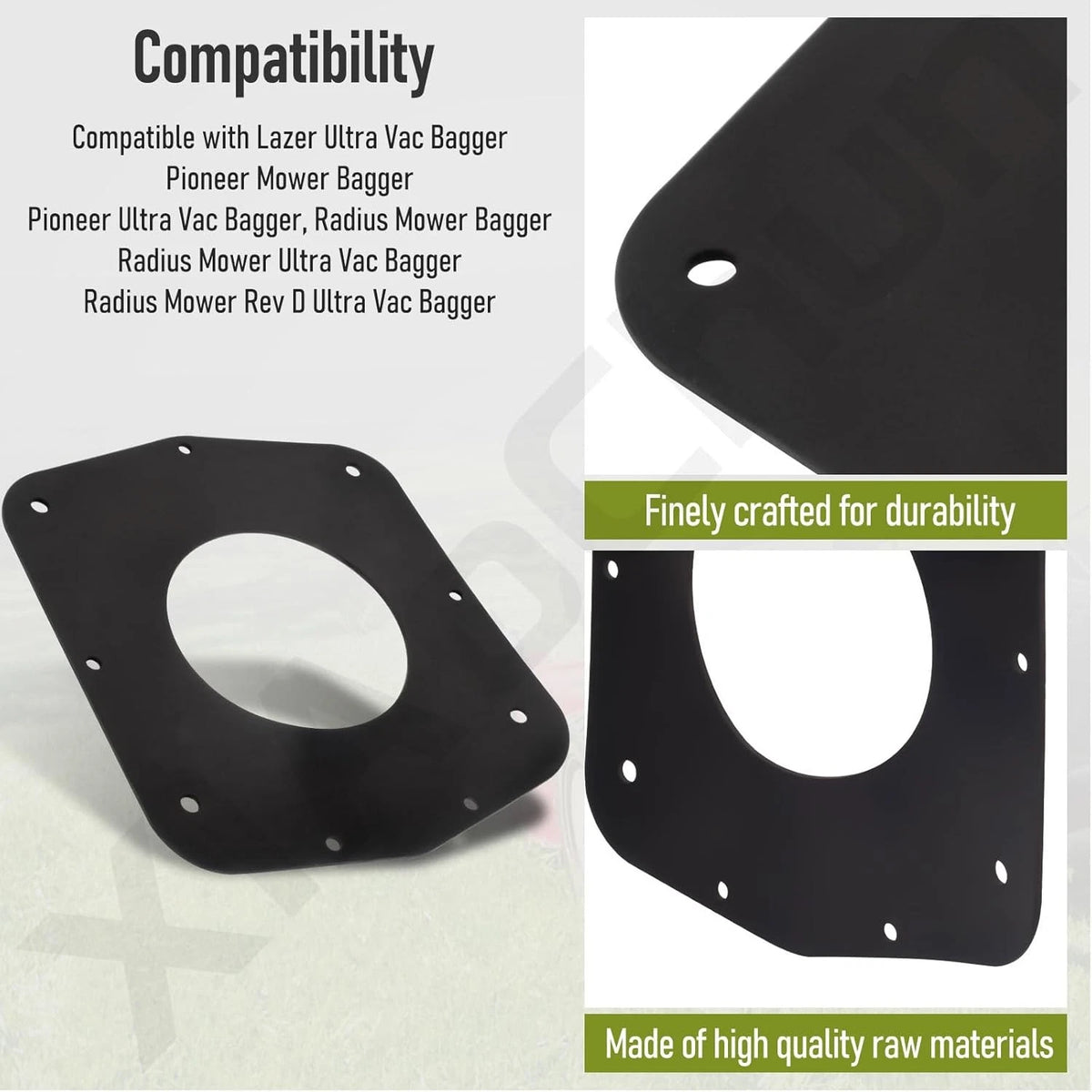Gasket for Exmark Lazer, Radius Ultra Vac Bagger