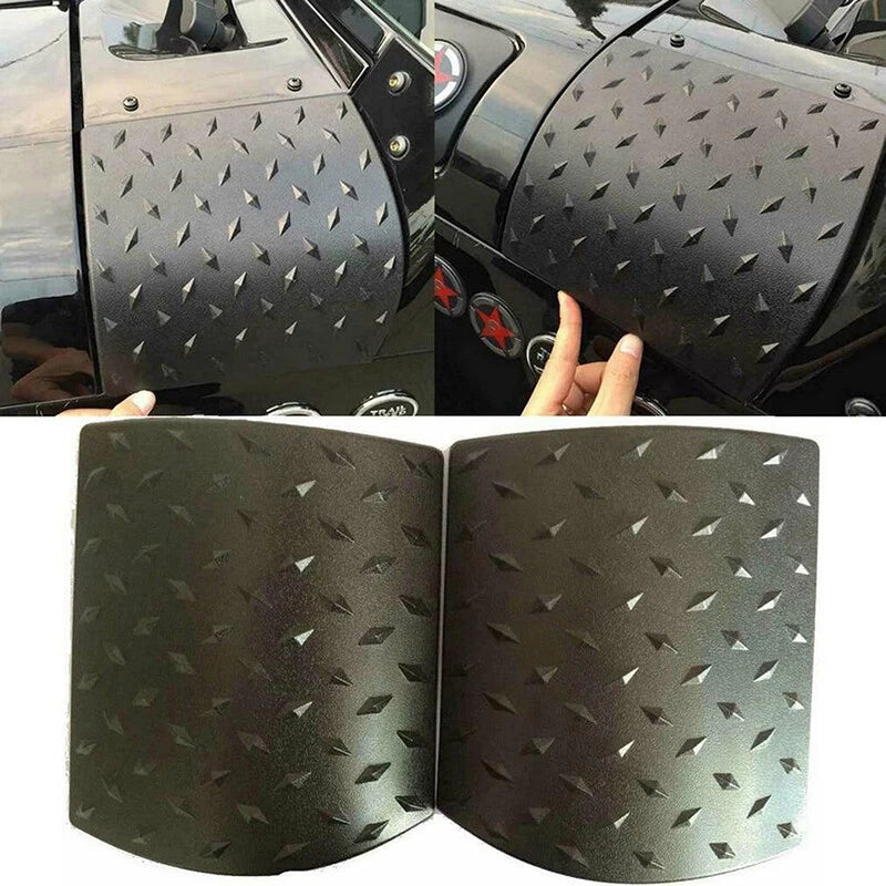 Pair Body Armor Plate Side Cowl Cover Trim for Jeep Wrangler JK (2007–2018)
