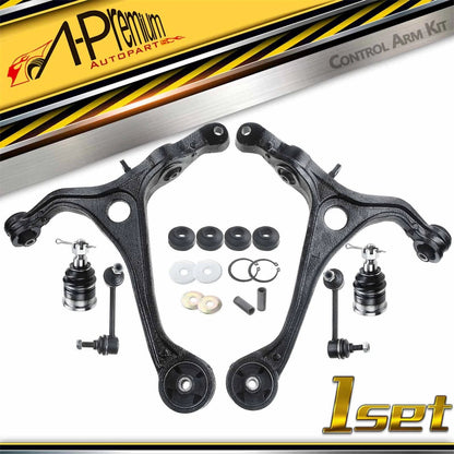 Set of 8 Control Arms & Ball Joints for Honda Accord (2003–2007)