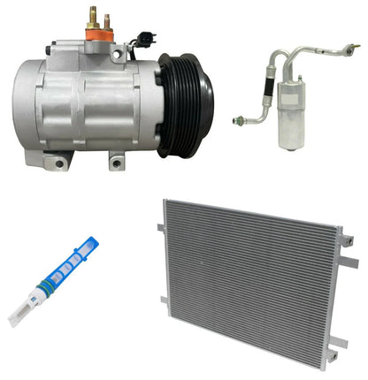 AC Compressor Kit With Condenser for Ford F-350 Super Duty 6.8L (2009–2010)