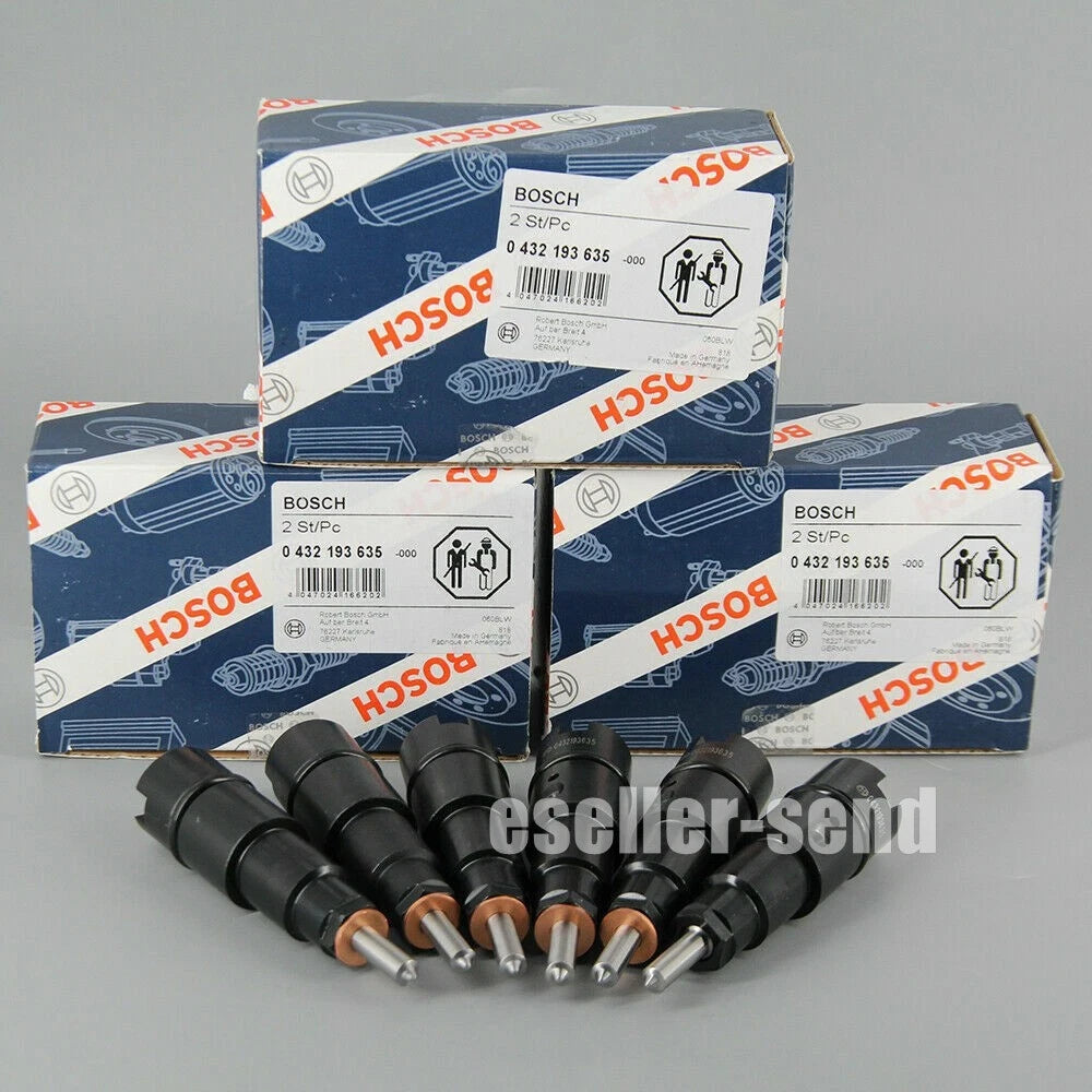 6PCS Fuel Injectors RV275 for Dodge Cummins 5.9L (0432193635, 0 432 193 635)
