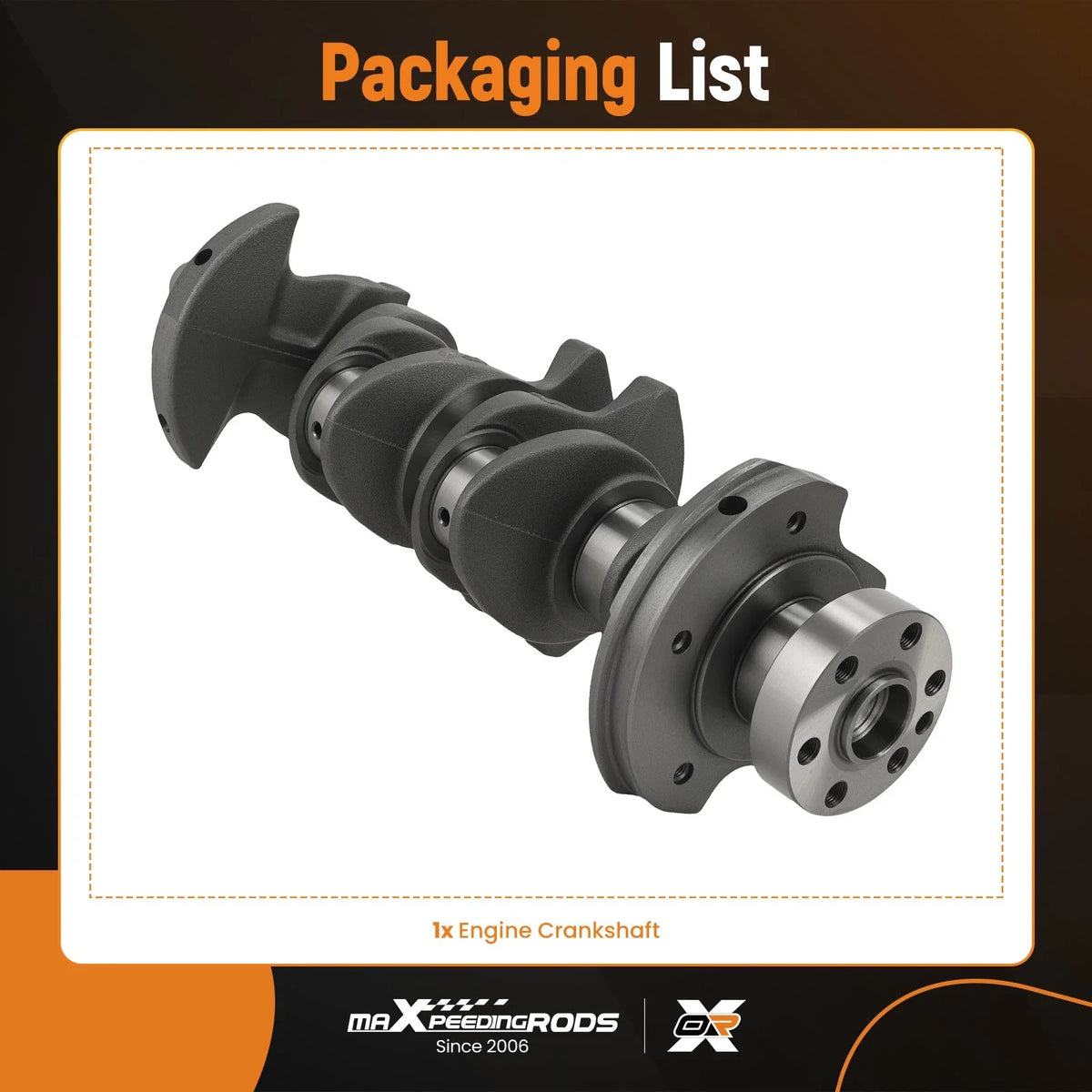Crankshaft for Hyundai Accent Veloster Kia Rio Soul 2018–2022