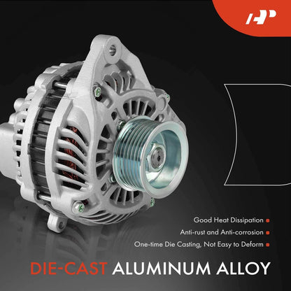 Alternator for Honda Civic GX (2006–2011) L4 1.8L 80A 7-Groove