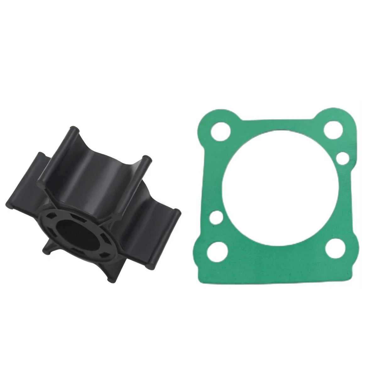 Water Pump Impeller & Gasket for Yamaha Outboard 6-8 HP (2-Stroke) (6G1-44352-00)
