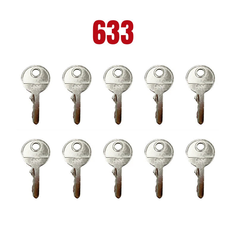 10pc Ignition Key Set for Fiat-Om Pimespo Forklift